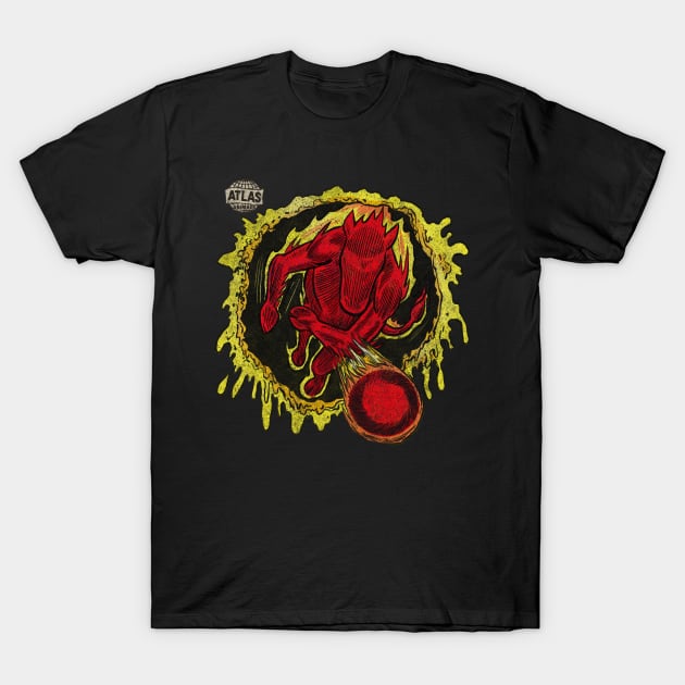 Atlas Asinine Torch T-Shirt by ThirteenthFloor